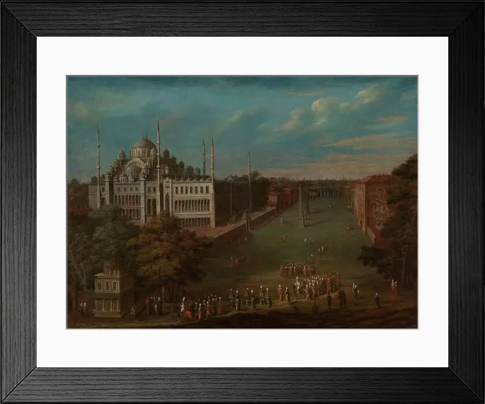 Framed Print : The Grand Vizier Crossing the Atmeydani (Horse Square), 1720-1737. Creator: Jean Baptiste Vanmour Framed Print : The Grand Vizier Crossing the Atmeydani (Horse Square), 1720-1737. Creator: Jean Baptiste Vanmour