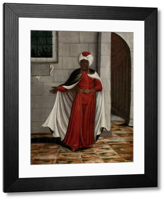 Framed Print : The Kislar Aghassi, Chief of the Black Eunuchs of the Sultan, 1700-1737. Creator: Workshop of Jean Baptiste Vanmour Framed Print : The Kislar Aghassi, Chief of the Black Eunuchs of the Sultan, 1700-1737. Creator: Workshop of Jean Baptiste Vanmour