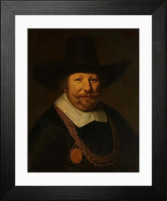 Framed Print : Portrait of Joos van Trappen, called Banckert, Vice-Admiral of Zeeland, c.1640. Creator: Unknown Framed Print : Portrait of Joos van Trappen, called Banckert, Vice-Admiral of Zeeland, c.1640. Creator: Unknown