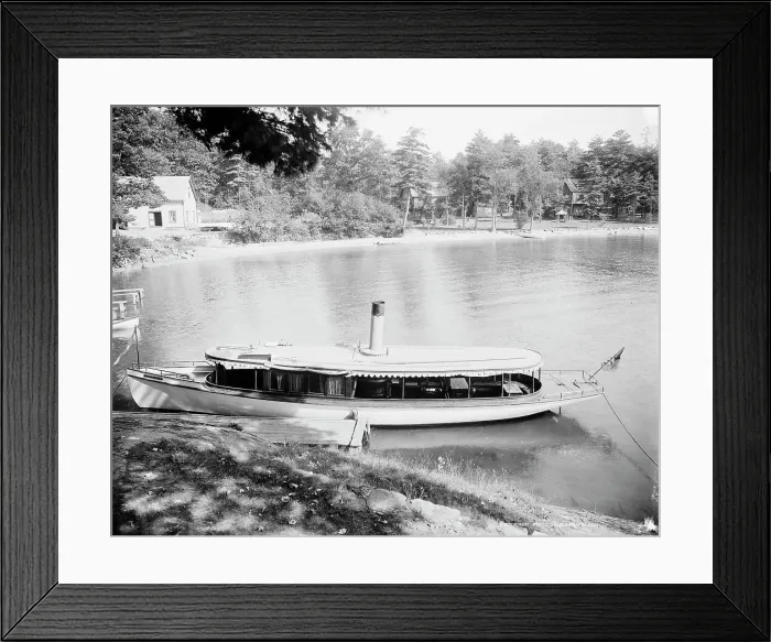 Framed Print : Steam yacht Montcalm, between 1900 and 1905. Creator: Unknown