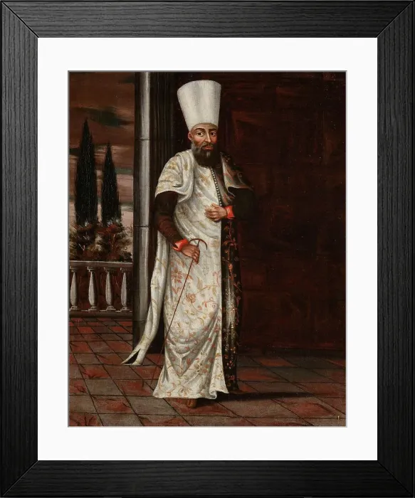 Framed Print : The Chaous Bachi, 1700-1737. Creator: Workshop of Jean Baptiste Vanmour Framed Print : The Chaous Bachi, 1700-1737. Creator: Workshop of Jean Baptiste Vanmour