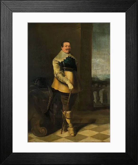 Framed Print : Portrait of Pieter Pietersz Hein (1577-1629), c.1630-c.1640. Creator: Unknown Framed Print : Portrait of Pieter Pietersz Hein (1577-1629), c.1630-c.1640. Creator: Unknown