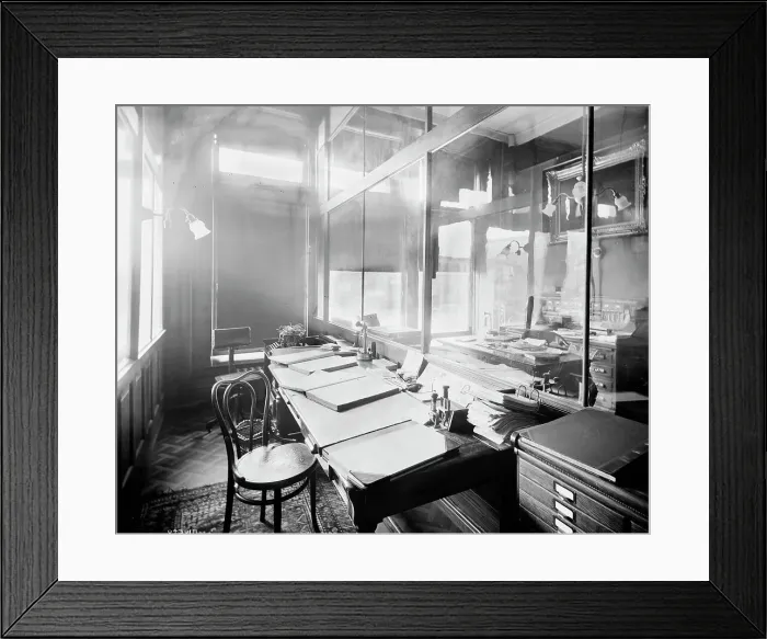 Framed Print : Offices of Mulford & Petry Co. Detroit, Mich. between 1900 and 1910. Creator: Unknown. Offices of Mulford & Petry Co. Detroit, Mich. between 1900 and 1910. Creator: Unknown Framed Print : Offices of Mulford & Petry Co. Detroit, Mich. between 1900 and 1910. Creator: Unknown. Offices of Mulford & Petry Co. Detroit, Mich. between 1900 and 1910. Creator: Unknown