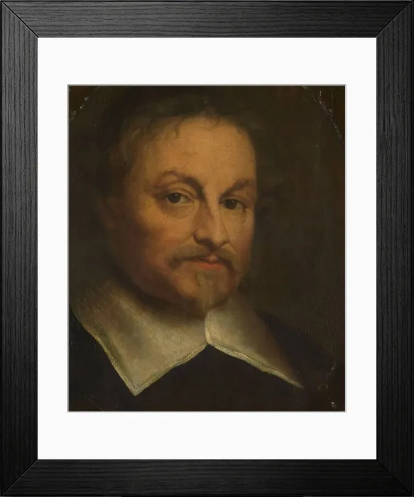 Framed Print : Joost van den Vondel (1587-1679), Poet, 1653. Creator: Govaert Flinck Framed Print : Joost van den Vondel (1587-1679), Poet, 1653. Creator: Govaert Flinck