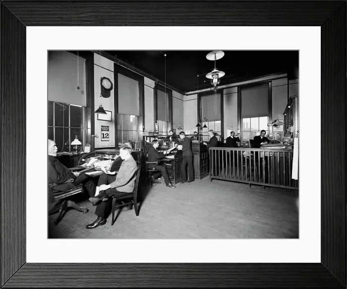 Framed Print : General office, Leland & Faulconer Manufacturing Co. Detroit, Mich. 1903 Nov. Creator: Unknown. General office, Leland & Faulconer Manufacturing Co. Detroit, Mich. 1903 Nov. Creator: Unknown Framed Print : General office, Leland & Faulconer Manufacturing Co. Detroit, Mich. 1903 Nov. Creator: Unknown. General office, Leland & Faulconer Manufacturing Co. Detroit, Mich. 1903 Nov. Creator: Unknown