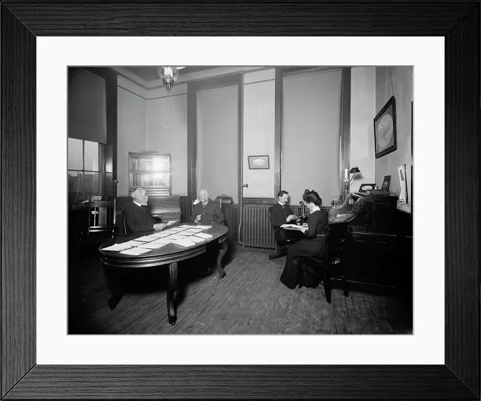 Framed Print : Private office, Leland & Faulconer Manufacturing Co. Detroit, Mich. 1903 Nov. Creator: Unknown. Private office, Leland & Faulconer Manufacturing Co. Detroit, Mich. 1903 Nov. Creator: Unknown Framed Print : Private office, Leland & Faulconer Manufacturing Co. Detroit, Mich. 1903 Nov. Creator: Unknown. Private office, Leland & Faulconer Manufacturing Co. Detroit, Mich. 1903 Nov. Creator: Unknown