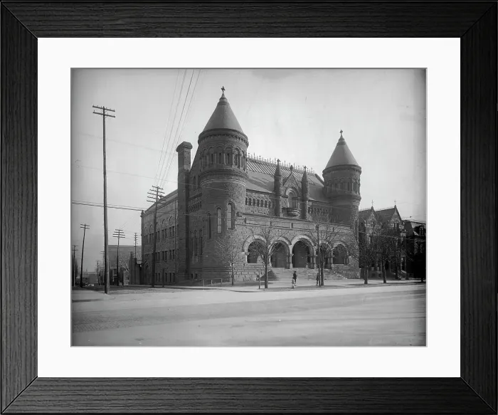 Framed Print : Detroit Museum of Art, between 1880 and 1899. Creator: Unknown Framed Print : Detroit Museum of Art, between 1880 and 1899. Creator: Unknown