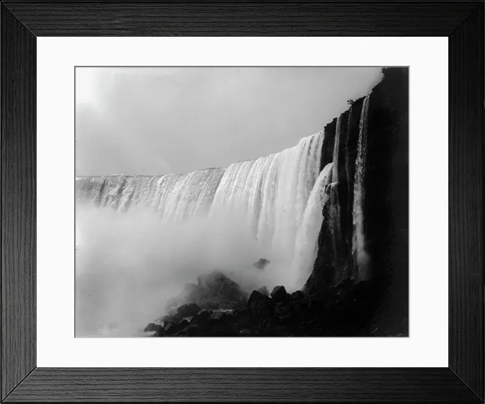 Framed Print : The Falls from below, between 1880 and 1899. Creator: Unknown