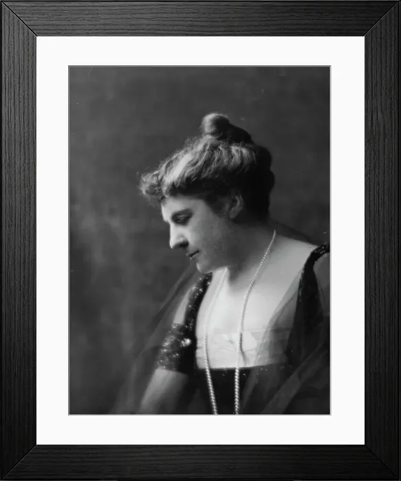 Framed Print : Sayles, F.A. Mrs. portrait photograph, 1917 May 18. Creator: Arnold Genthe Framed Print : Sayles, F.A. Mrs. portrait photograph, 1917 May 18. Creator: Arnold Genthe