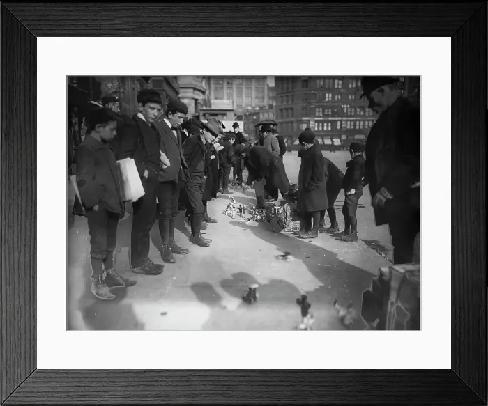 Framed Print : Gutter toy merchant, New York City, A, c1903. Creator: Unknown Framed Print : Gutter toy merchant, New York City, A, c1903. Creator: Unknown