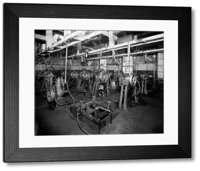 Framed Print : The testing room, Leland & Faulconer Manufacturing Co. Detroit, Mich. 1903 Nov. Creator: Unknown. The testing room, Leland & Faulconer Manufacturing Co. Detroit, Mich. 1903 Nov. Creator: Unknown Framed Print : The testing room, Leland & Faulconer Manufacturing Co. Detroit, Mich. 1903 Nov. Creator: Unknown. The testing room, Leland & Faulconer Manufacturing Co. Detroit, Mich. 1903 Nov. Creator: Unknown