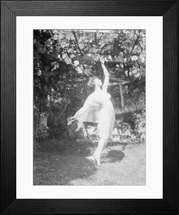 Framed Print : Unidentified dancer, possibly an Elizabeth Duncan dancer, between 1911 and 1942. Creator: Arnold Genthe Framed Print : Unidentified dancer, possibly an Elizabeth Duncan dancer, between 1911 and 1942. Creator: Arnold Genthe