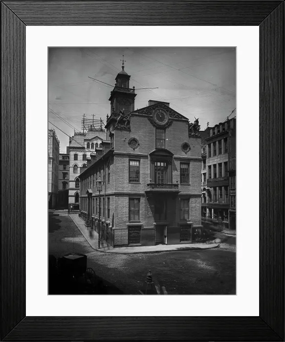 Framed Print : Boston, Mass. Old State House, between 1890 and 1905. Creator: Unknown Framed Print : Boston, Mass. Old State House, between 1890 and 1905. Creator: Unknown