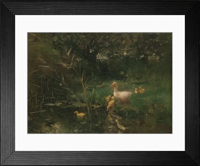 Framed Print : Ducklings, c.1880-c.1907. Creator: Willem Maris Framed Print : Ducklings, c.1880-c.1907. Creator: Willem Maris