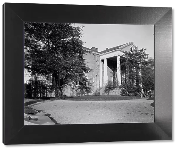 Hamilton Mansion, Woodlands Cemetery, Philadelphia, Pa. c1900. Creator: Unknown