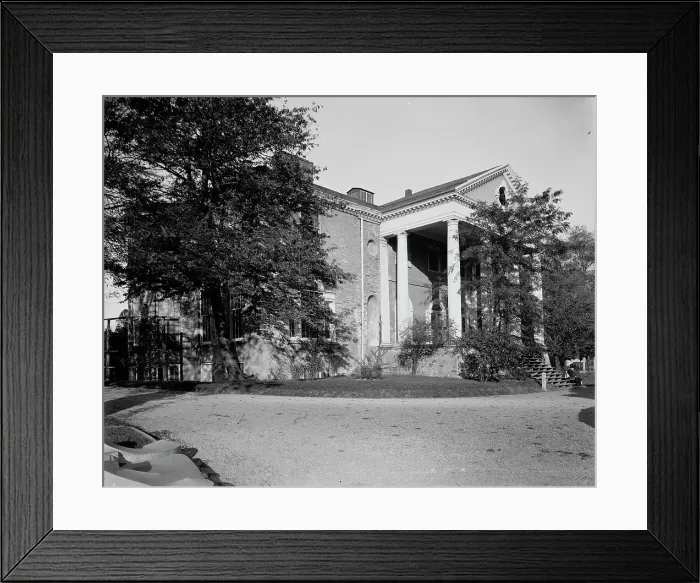 Framed Print : Hamilton Mansion, Woodlands Cemetery, Philadelphia, Pa. c1900. Creator: Unknown Framed Print : Hamilton Mansion, Woodlands Cemetery, Philadelphia, Pa. c1900. Creator: Unknown