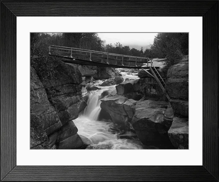 Framed Print : Upper falls of the Ammonoosuc, White Mountains, c1900. Creator: Unknown Framed Print : Upper falls of the Ammonoosuc, White Mountains, c1900. Creator: Unknown