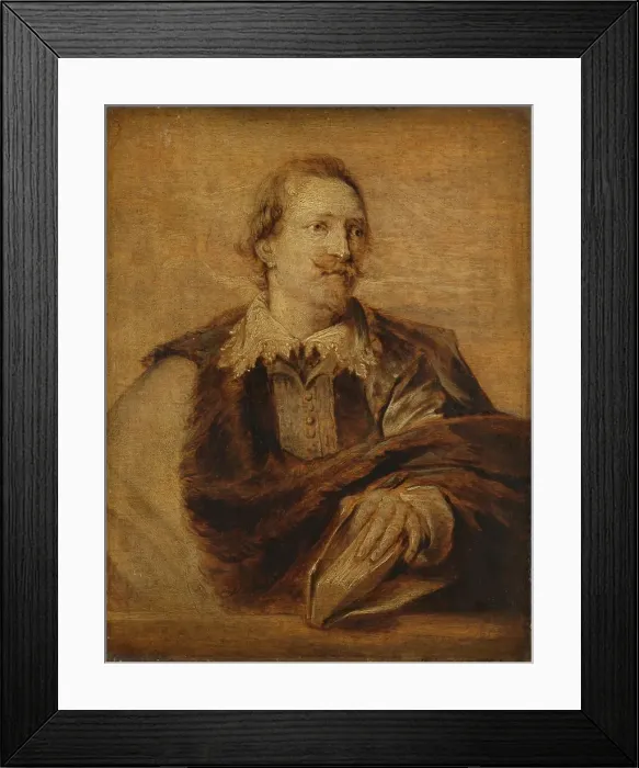Framed Print : Portrait of Jan Gaspar Gevaerts (1593-1666), c.1630-c.1650. Creator: Unknown Framed Print : Portrait of Jan Gaspar Gevaerts (1593-1666), c.1630-c.1650. Creator: Unknown