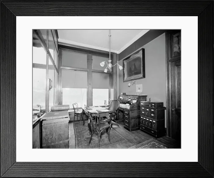 Framed Print : General office, Mulford & Petry Co. 1904. Creator: Unknown. General office, Mulford & Petry Co. 1904. Creator: Unknown Framed Print : General office, Mulford & Petry Co. 1904. Creator: Unknown. General office, Mulford & Petry Co. 1904. Creator: Unknown