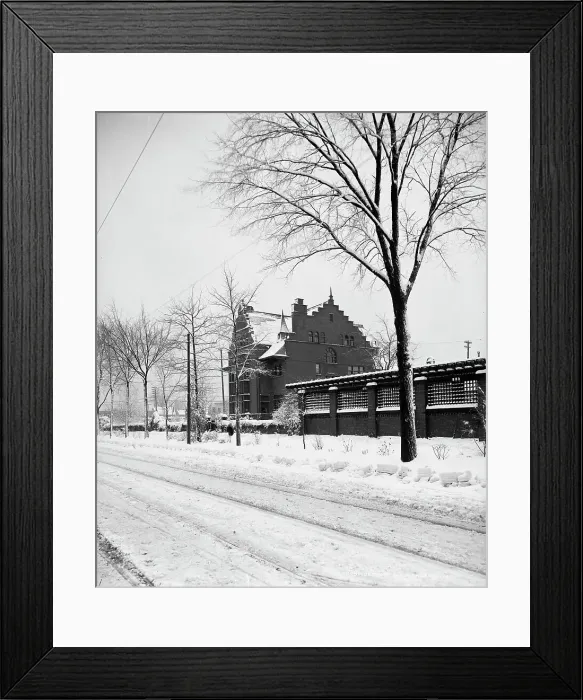 Framed Print : George Gough Booth residence, Detroit, Mich. between 1900 and 1905. Creator: Unknown Framed Print : George Gough Booth residence, Detroit, Mich. between 1900 and 1905. Creator: Unknown