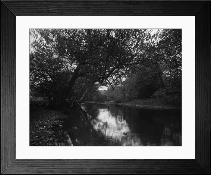 Framed Print : Fishing on the Genegantslet, Smithville Flats, N.Y. c1900. Creator: Unknown Framed Print : Fishing on the Genegantslet, Smithville Flats, N.Y. c1900. Creator: Unknown