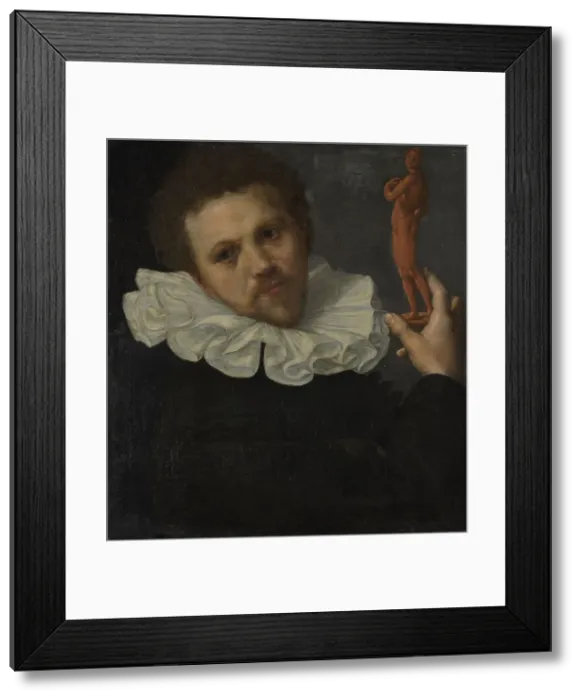 Framed Print : Portrait of Hendrick de Keyser (1565-1621), c.1575-c.1613. Creator: Cornelius Ketel
