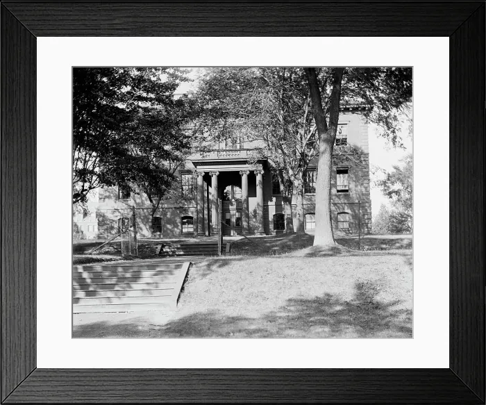 Framed Print : Ballou Hall, Tufts College, Medford, between 1900 and 1906. Creator: Unknown Framed Print : Ballou Hall, Tufts College, Medford, between 1900 and 1906. Creator: Unknown