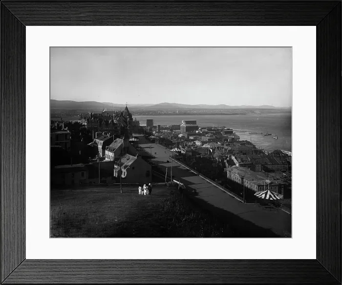 Framed Print : Dufferin Terrace & Chateau Frontenac, Quebec, between 1890 and 1906. Creator: Unknown. Dufferin Terrace & Chateau Frontenac, Quebec, between 1890 and 1906. Creator: Unknown Framed Print : Dufferin Terrace & Chateau Frontenac, Quebec, between 1890 and 1906. Creator: Unknown. Dufferin Terrace & Chateau Frontenac, Quebec, between 1890 and 1906. Creator: Unknown