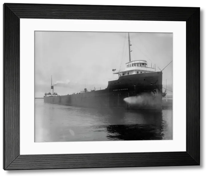 Framed Print : S.S. Henry H. Rogers, between 1906 and 1910. Creator: Unknown Framed Print : S.S. Henry H. Rogers, between 1906 and 1910. Creator: Unknown