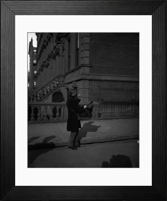 Framed Print : Little music in New York, A, between 1880 and 1905. Creator: Unknown Framed Print : Little music in New York, A, between 1880 and 1905. Creator: Unknown