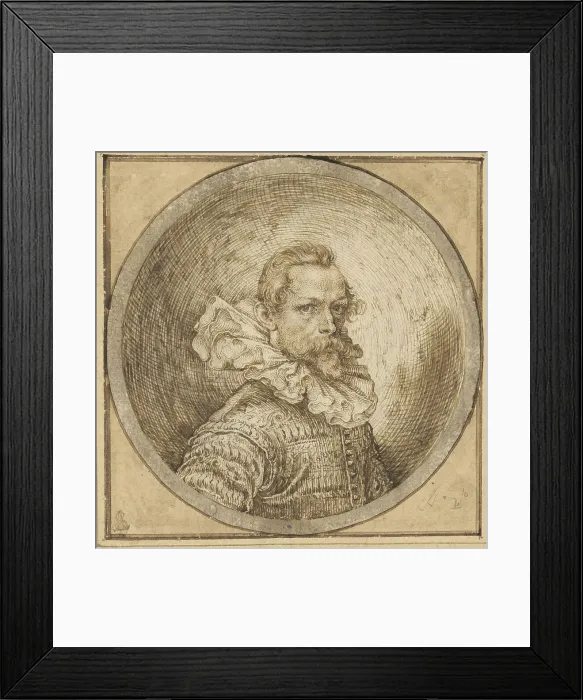 Framed Print : Self Portrait in a Convex Mirror, ca 1596-1600. Creator: Gheyn, Jacques (Jacob) de, the Younger (1565-1629) Framed Print : Self Portrait in a Convex Mirror, ca 1596-1600. Creator: Gheyn, Jacques (Jacob) de, the Younger (1565-1629)