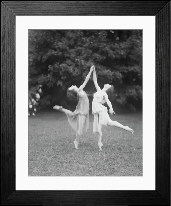 Framed Print : Unidentified dancers, possibly Elizabeth Duncan dancers, between 1911 and 1942. Creator: Arnold Genthe Framed Print : Unidentified dancers, possibly Elizabeth Duncan dancers, between 1911 and 1942. Creator: Arnold Genthe