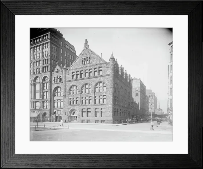 Framed Print : Chicago Club, Chicago, between 1900 and 1906. Creator: Unknown Framed Print : Chicago Club, Chicago, between 1900 and 1906. Creator: Unknown