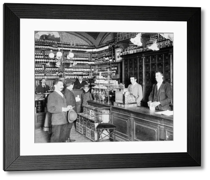 Framed Print : Pinter Synla Liquors, Austro-Hungary, between 1895 and 1910. Creator: Unknown Framed Print : Pinter Synla Liquors, Austro-Hungary, between 1895 and 1910. Creator: Unknown