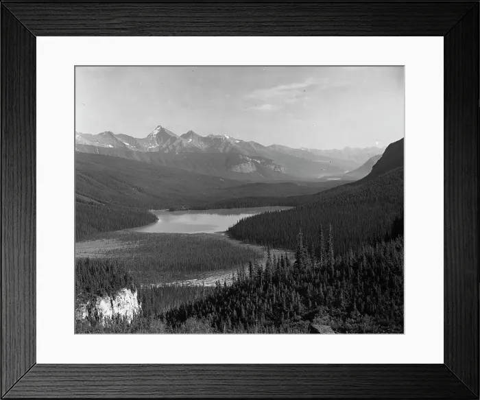 Framed Print : Yoho Park Reserve, B.C. Canada, Van Horn Range & Emerald Lake, between 1890 and 1906. Creator: Unknown. Yoho Park Reserve, B.C. Canada, Van Horn Range & Emerald Lake, between 1890 and 1906. Creator: Unknown Framed Print : Yoho Park Reserve, B.C. Canada, Van Horn Range & Emerald Lake, between 1890 and 1906. Creator: Unknown. Yoho Park Reserve, B.C. Canada, Van Horn Range & Emerald Lake, between 1890 and 1906. Creator: Unknown