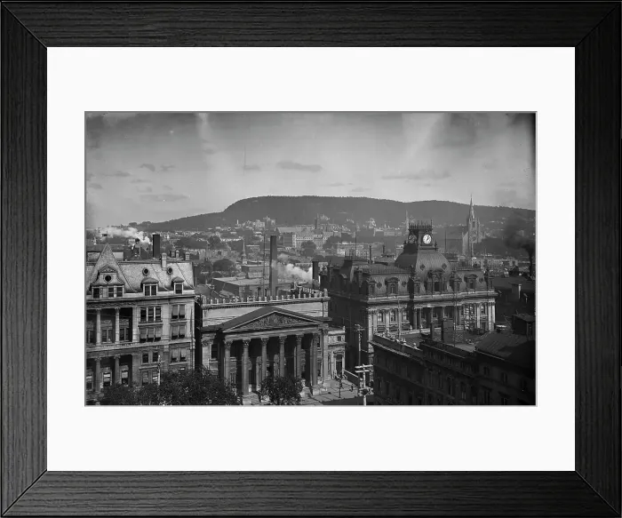 Framed Print : Montreal from the Church of Notre Dame, c1900. Creator: Unknown Framed Print : Montreal from the Church of Notre Dame, c1900. Creator: Unknown