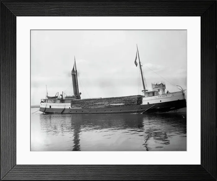 Framed Print : S.S. Sachem, between 1900 and 1910. Creator: Unknown Framed Print : S.S. Sachem, between 1900 and 1910. Creator: Unknown