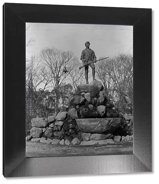 Statue of Capt. Parker, Lexington, Mass. c1902. Creator: Unknown