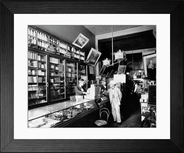 Framed Print : Baker and Rouse shop, Sydney, Australia, between 1895 and 1910. Creator: Unknown Framed Print : Baker and Rouse shop, Sydney, Australia, between 1895 and 1910. Creator: Unknown
