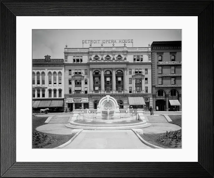 Framed Print : Merrill Humane Fountain, erected by Mrs. T. W. Palmer, Detroit, Mich. between 1901 and 1906. Creator: Unknown Framed Print : Merrill Humane Fountain, erected by Mrs. T. W. Palmer, Detroit, Mich. between 1901 and 1906. Creator: Unknown