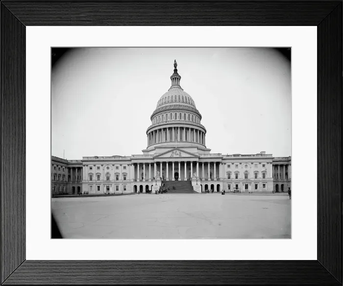 Framed Print : The United States Capitol, central part of bldg. Washington, D.C. 1902. Creator: Unknown Framed Print : The United States Capitol, central part of bldg. Washington, D.C. 1902. Creator: Unknown