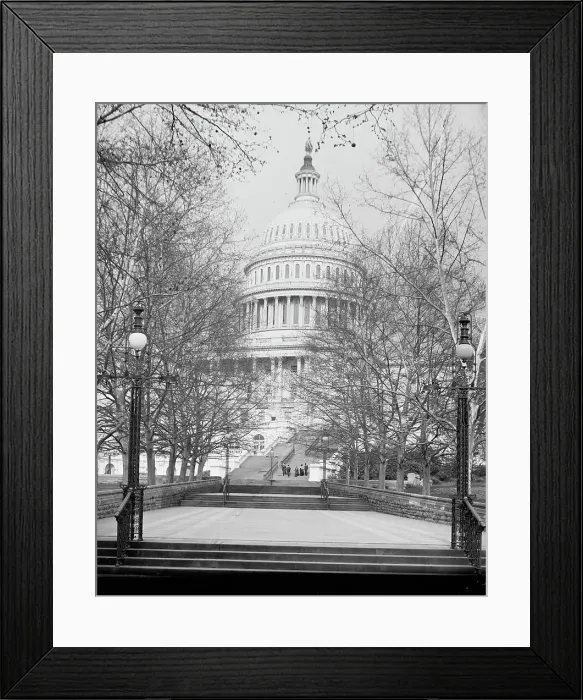 Framed Print : The United States Capitol, near view from south west, Washington, D.C. 1902. Creator: Unknown Framed Print : The United States Capitol, near view from south west, Washington, D.C. 1902. Creator: Unknown