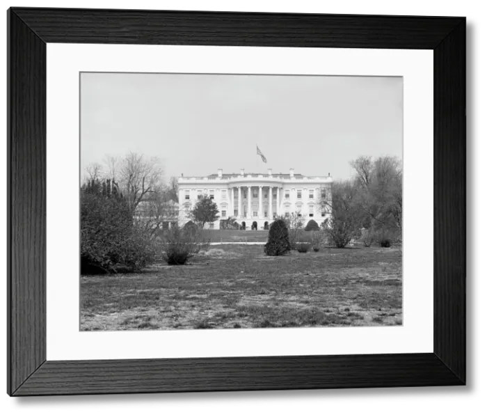 Framed Print : The White House, south front, Washington, D.C. 1902. Creator: Unknown Framed Print : The White House, south front, Washington, D.C. 1902. Creator: Unknown