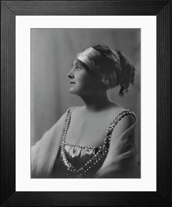 Framed Print : Miss Marcia Van Dresser, portrait photograph, 1919 Oct. 4. Creator: Arnold Genthe Framed Print : Miss Marcia Van Dresser, portrait photograph, 1919 Oct. 4. Creator: Arnold Genthe