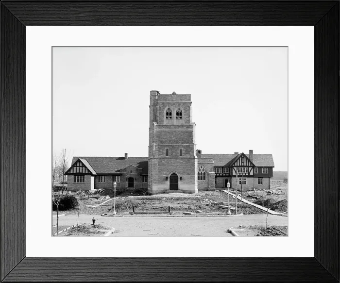 Framed Print : St. Mary's Episcopal Church, front view, Walkerville, Canada, between 1900 and 1905. Creator: Unknown Framed Print : St. Mary's Episcopal Church, front view, Walkerville, Canada, between 1900 and 1905. Creator: Unknown