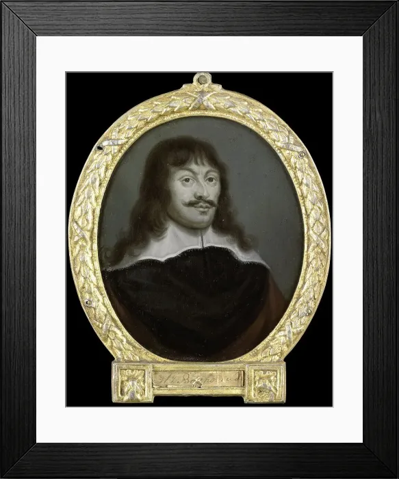 Framed Print : Portrait of Marcus Zuërius van Boxhorn, Historian and Professor at Leiden, 1700-1732. Creator: Arnoud van Halen Framed Print : Portrait of Marcus Zuërius van Boxhorn, Historian and Professor at Leiden, 1700-1732. Creator: Arnoud van Halen