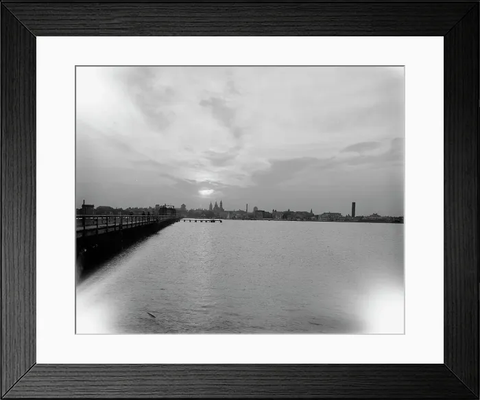 Framed Print : Sunset at St. Augustine, Fla. 1902. Creator: Unknown Framed Print : Sunset at St. Augustine, Fla. 1902. Creator: Unknown