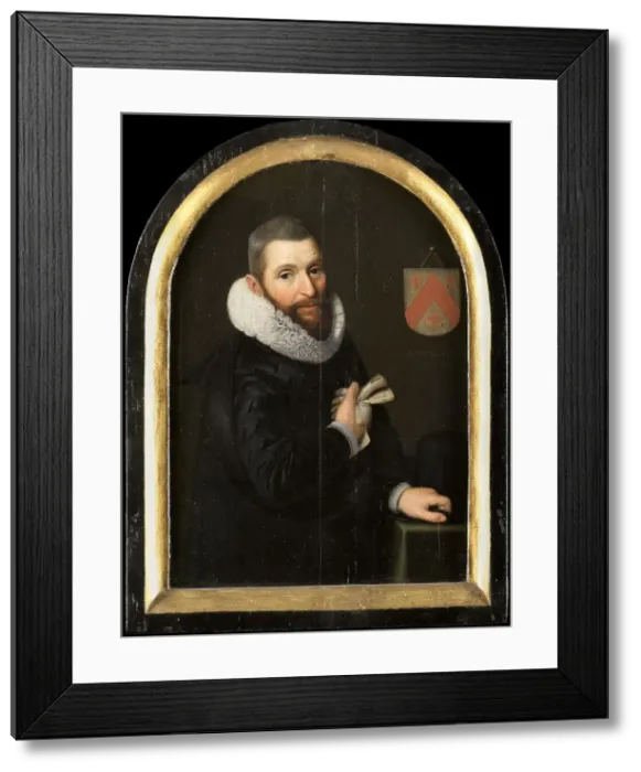 Framed Print : Portrait of Johan Gerritsz van Schoterbosch (c.1564-1654), 1620. Creator: Jan Verspronck Framed Print : Portrait of Johan Gerritsz van Schoterbosch (c.1564-1654), 1620. Creator: Jan Verspronck