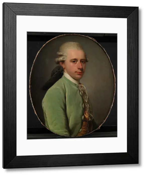 Framed Print : Postmaster General Frederik Hauch as a young man, 1776. Creator: Jens Juel Framed Print : Postmaster General Frederik Hauch as a young man, 1776. Creator: Jens Juel