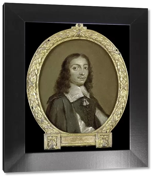Portrait of Frans Godin, Poet in Brussels, 1732-1771. Creator: Jan Maurits Quinkhard